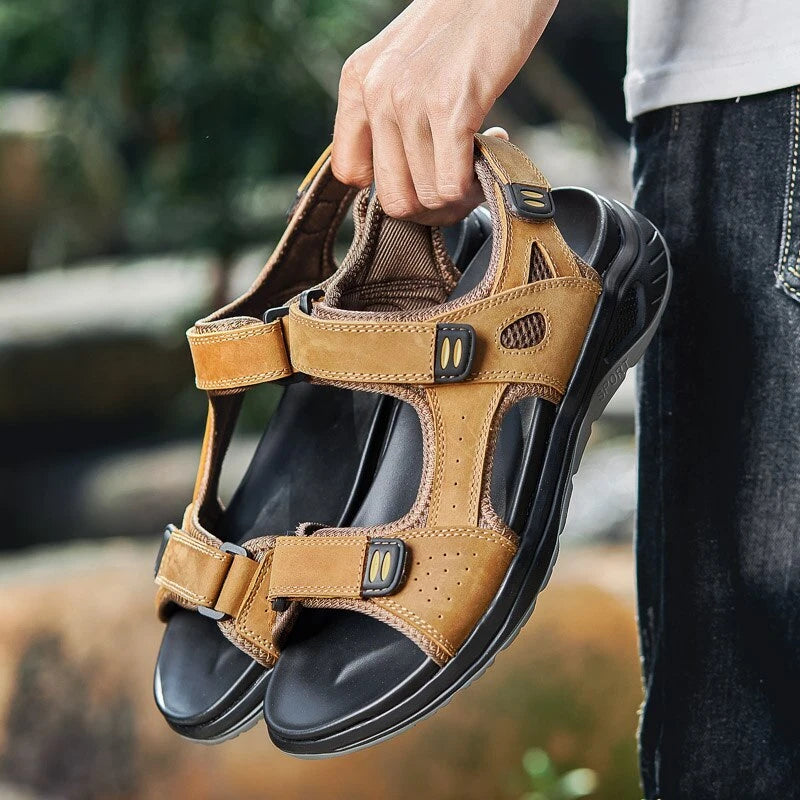 Men Casual Beach Breathable Climbing Shoes Roman Hiking Outdoor Water Slippers