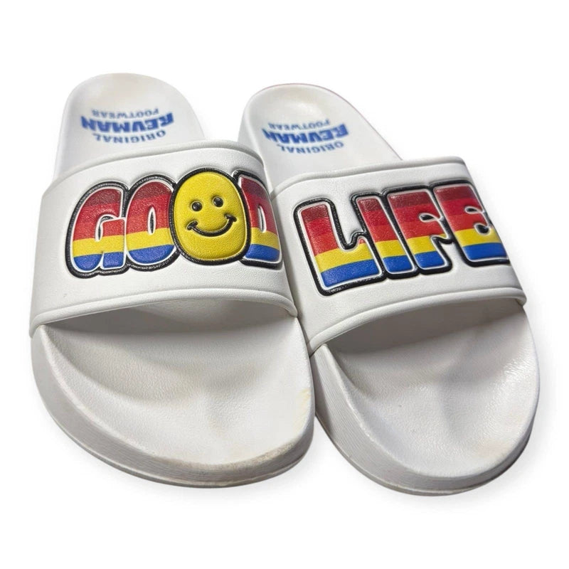 Original Revman Goods Good Life Sandals Mens Size 7 Eur 39 Beach Summer Slippers