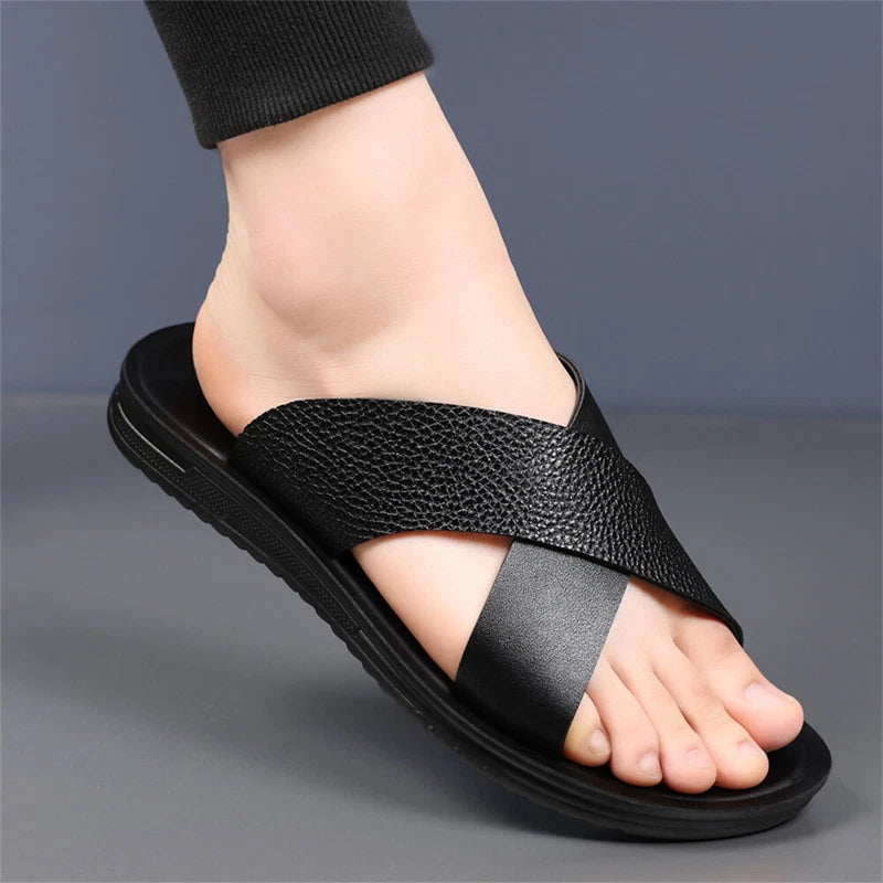 Men's Slip On Slides Sandals Summer Casual Slippers Outdoor Beach Sandals