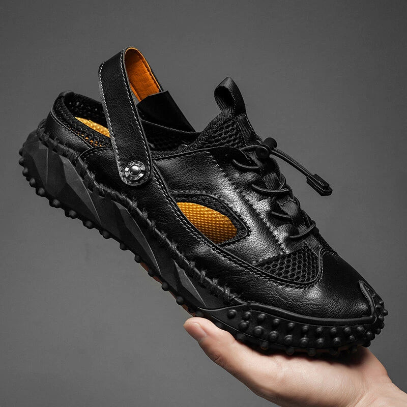 Retro Men Sandals Slides Clogs Men Shoes Casual Summer Slippers Beach Footwear