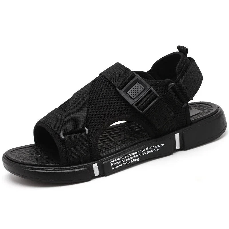 Trendy 2025 New Men's Sandals Casual Sports Beach Shoes Outer Wear Two-Use Flow
