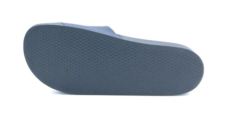 Dr Franklin IVK 17901 Rubber Beach Sandals Blue Double Buckle