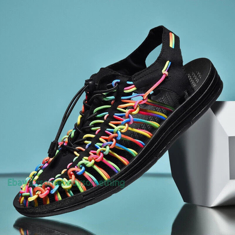 Summer Fashion Sandals Men Roman Beach Slippers Outdoor Gladiator Casual Sandals