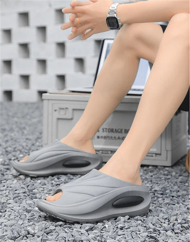 Men's Cloud Slides Super Soft Non-Slip Pillow Slippers