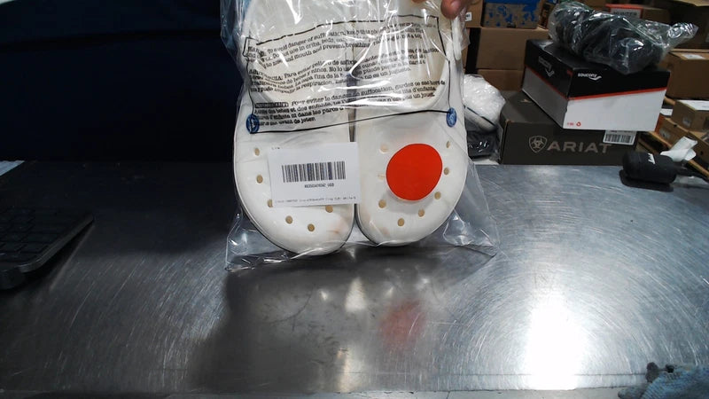 UsedGood_Crocs Unisex-Adult Crocband Clog, White, 9 Women/7 Men_White_Sz9