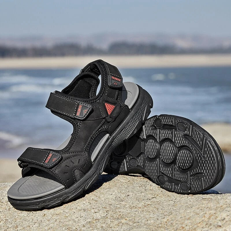 Mens Sandals Roman Casual Shoes Soft Walking Non-slip Beach Slipper
