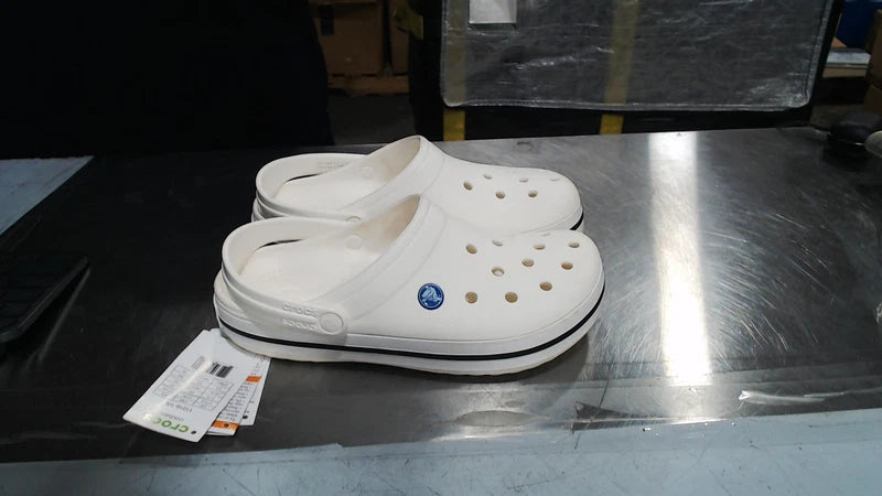 UsedLikeNew_Crocs Unisex-Adult Crocband Clog, White, 9 Women/7 Men_White_Sz9
