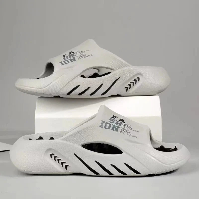 Summer Men Massage Slippers Sides Indoor Outdoor Sandals Beach Casual Shoes