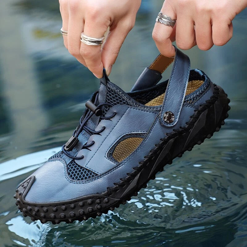 Retro Men Sandals Slides Clogs Men Shoes Casual Summer Slippers Beach Footwear