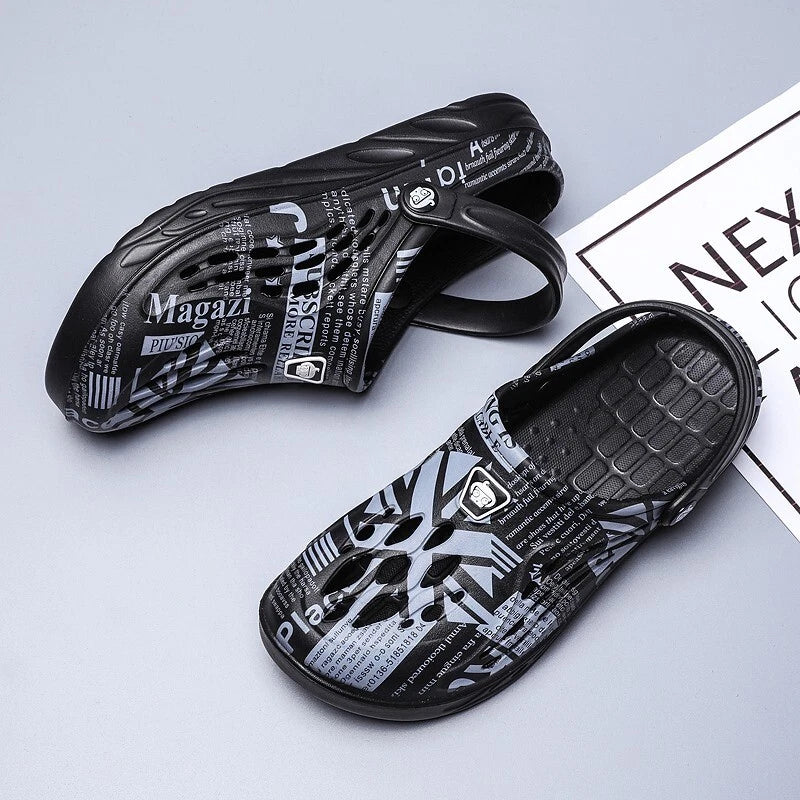 Mens Womens Beach Garden Pool Anti-slip Clogs Mules Sandals Slippers Flats Shoes