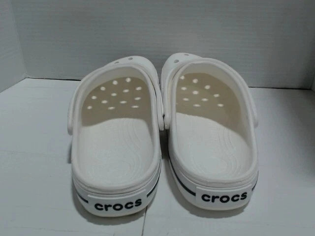 UsedLikeNew_Crocs Men's and Women's Crocband Clog, White, 12 Women/10