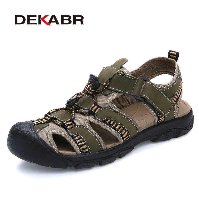 Men's Sandals Beach Slippers Comfortable Non-slip Water Shoes Flat Casual Shoes