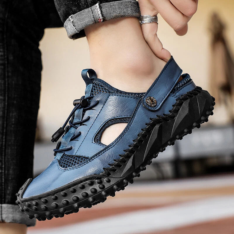 Retro Men Sandals Slides Clogs Men Shoes Casual Summer Slippers Beach Footwear