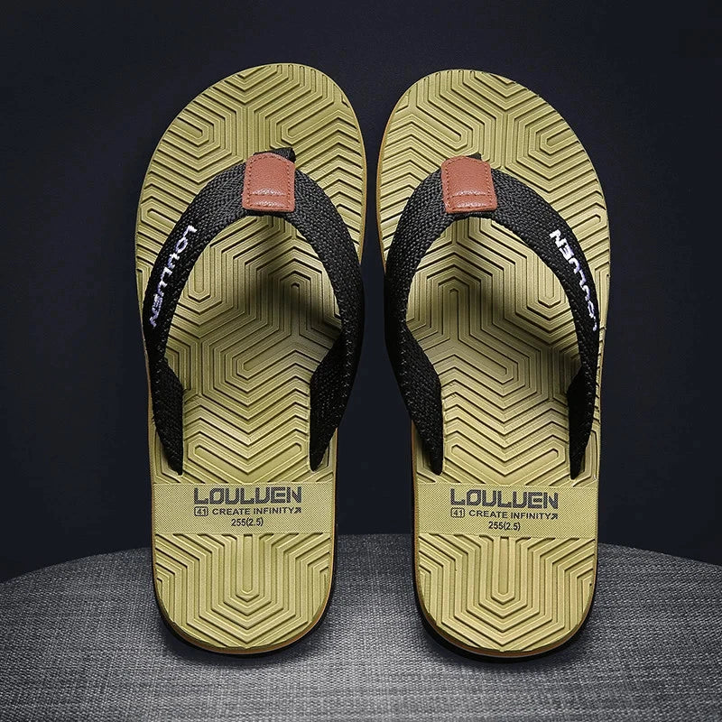 Men's New Flip Flops Super Comfortable and Fashionable Men's Summer Slippers