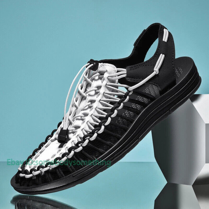 Summer Fashion Sandals Men Roman Beach Slippers Outdoor Gladiator Casual Sandals