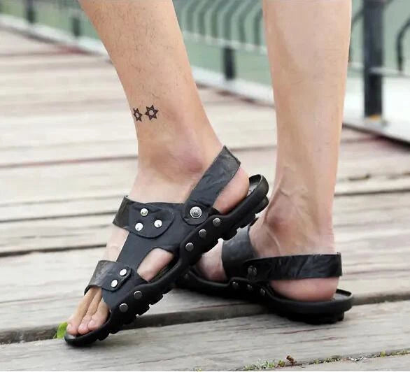 Mens Open Toe Sports Flats Sports Walking Summer Beach Sandals Slippers Shoes DW