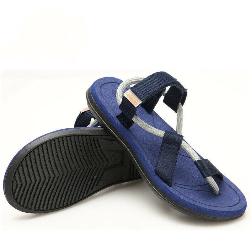 Roman Mens Slippers Clip Toe Flat Sandals Casual Beach Sports Outdoor Flip Flops