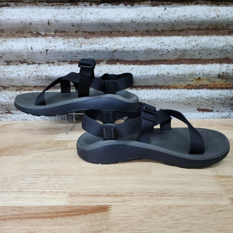 Chaco Men's Zcloud J105593 Strap Sandal Black And Gray Hiking Sandals Size US 10