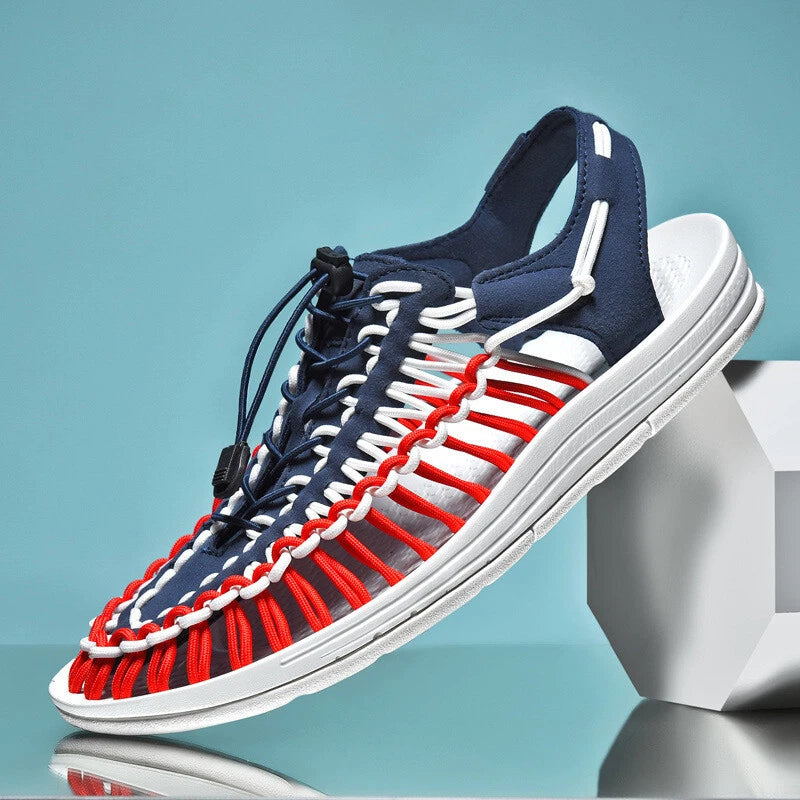 Summer Fashion Sandals Men Roman Beach Slippers Outdoor Gladiator Casual Sandals