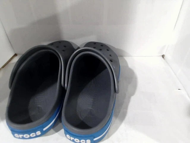 UsedLikeNew_Crocs Unisex-Adult Crocband Clog, Ch_Charcoal/Ocean_Sz10 Women/8 Men