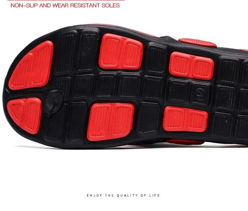 Mens Thong Flip Flops Sandals Farbic Comfort Beach Sandal Slippers US Size 6-11