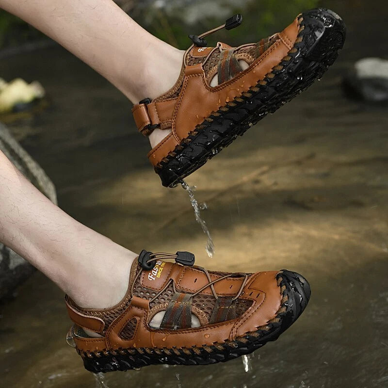 Summer Men's Sandals Moccasin Sneakers Outdoor Non-slip Beach Slippers