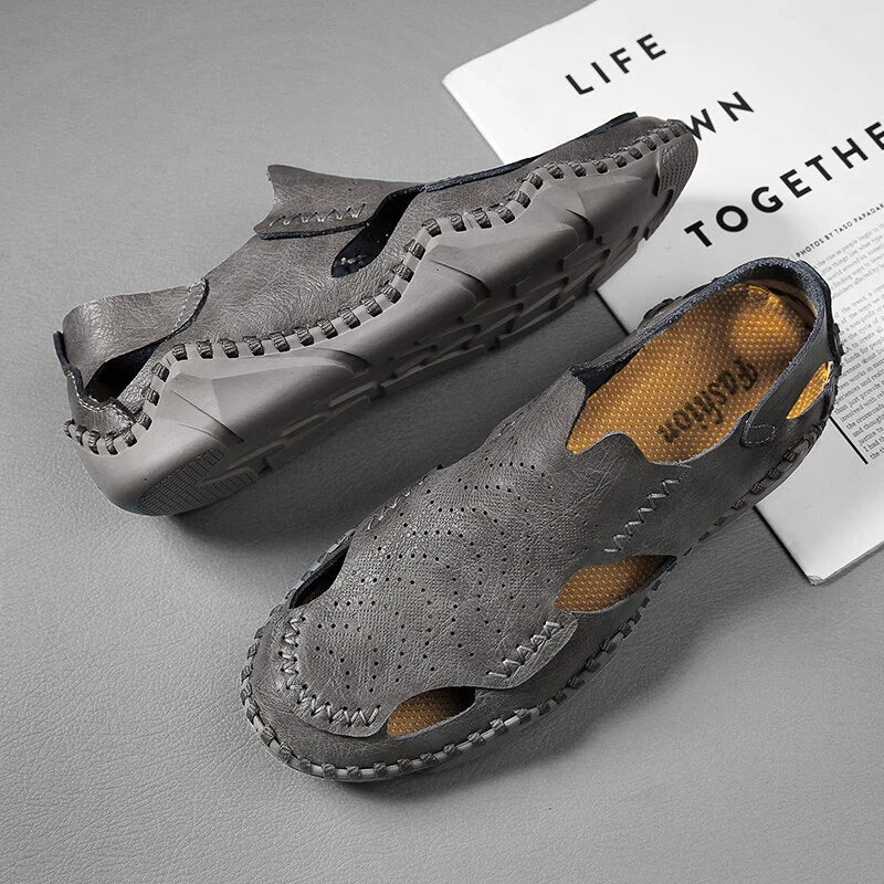 Summer Outdoor Beach Slipper Comfortable Sandals Leather Hiking Casual Shoes