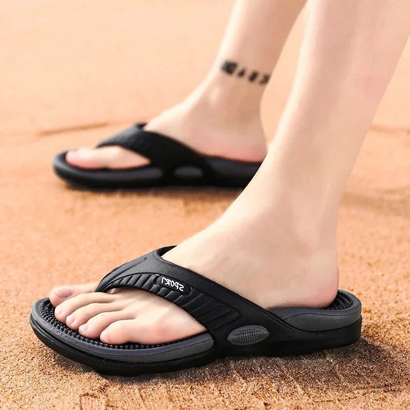 Summer Men's Fashion Casual Flip Flops Outdoor Sports Beach Slippers