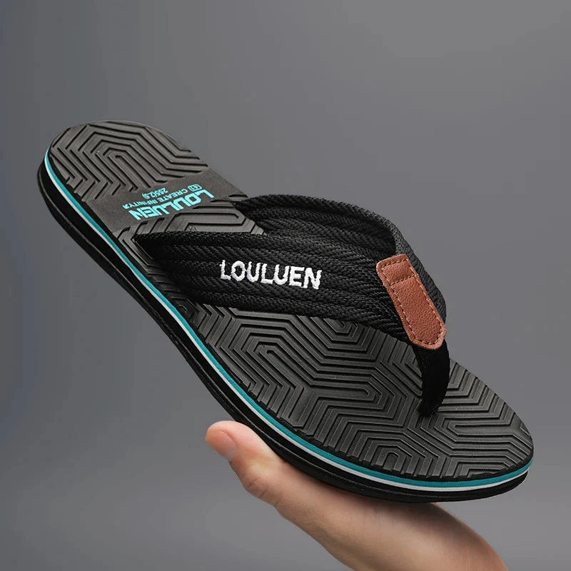 Men's New Flip Flops Super Comfortable and Fashionable Men's Summer Slippers