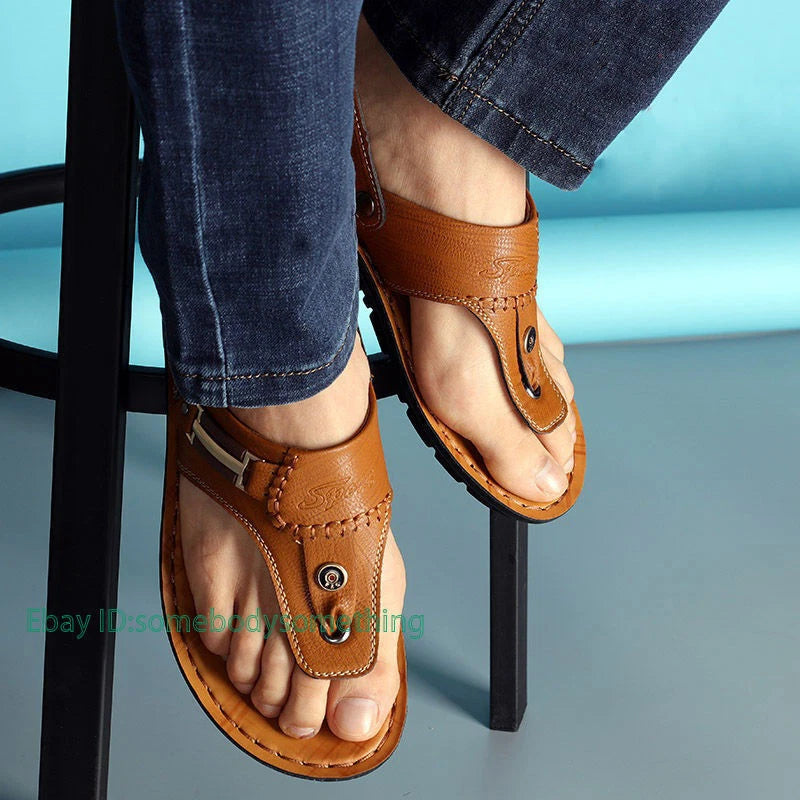 Mens Hot Sale Beach Flip Flops Sandals Slippers Casual Fashion Summer Shoes