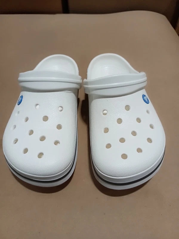 UsedLikeNew_Crocs Unisex-Adult Crocband Clog, White, 9 Women/7 Men_White_Sz9