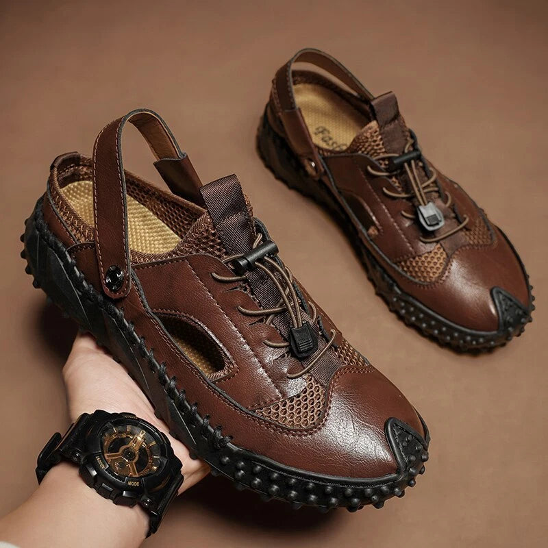 Retro Men Sandals Slides Clogs Men Shoes Casual Summer Slippers Beach Footwear