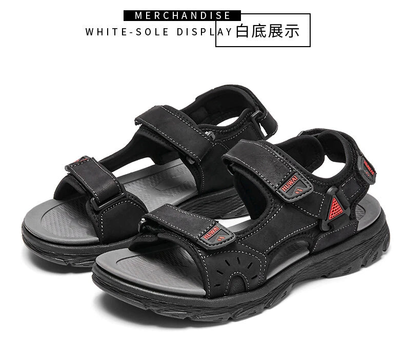 Mens Sandals Roman Casual Shoes Soft Walking Non-slip Beach Slipper