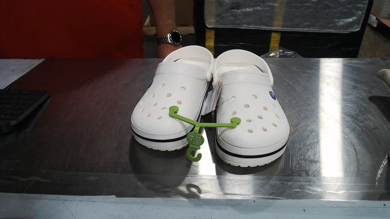 UsedLikeNew_Crocs Unisex-Adult Crocband Clog, White, 9 Women/7 Men_White_Sz9