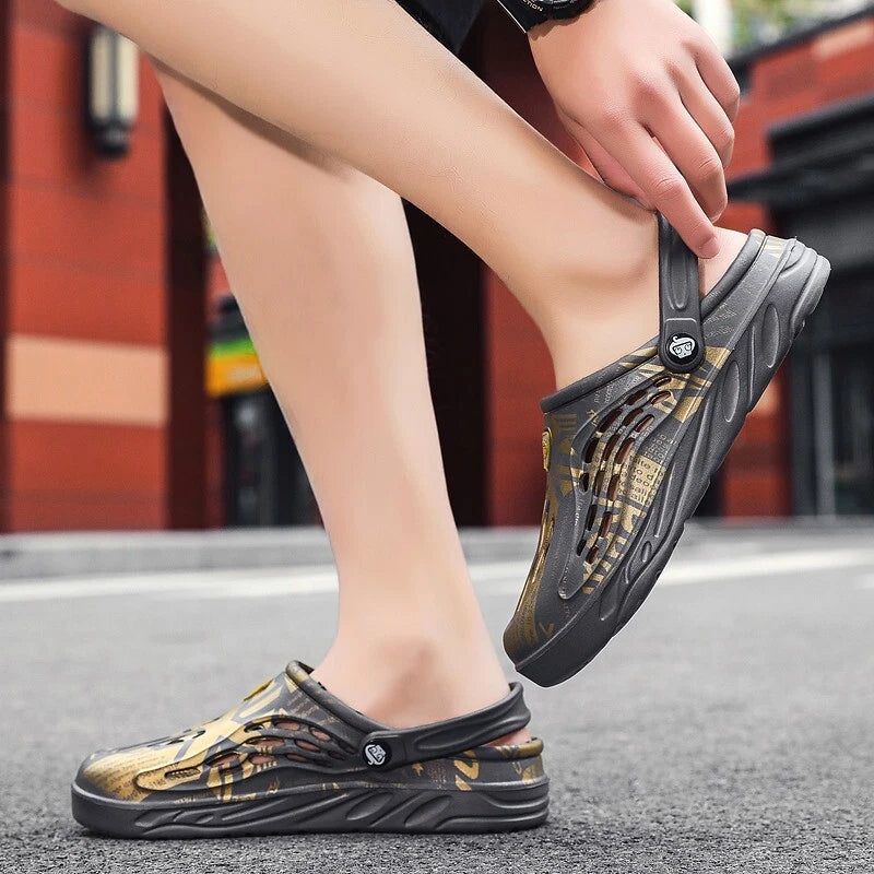 Mens Womens Beach Garden Pool Anti-slip Clogs Mules Sandals Slippers Flats Shoes