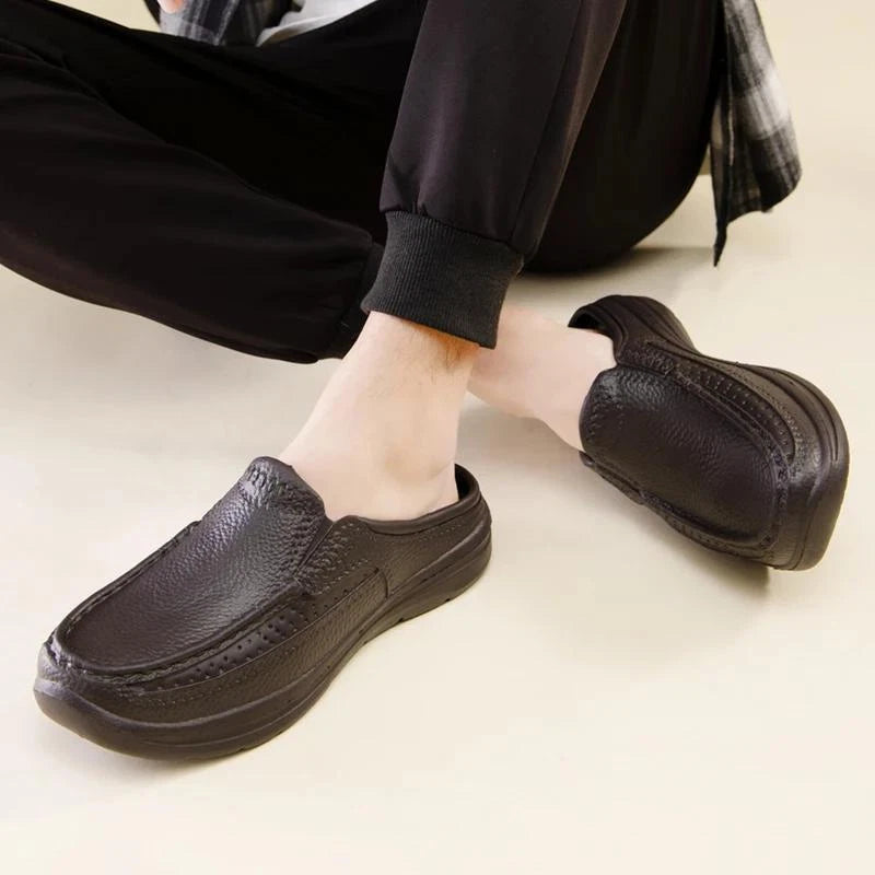 New Fashion Sandals High Quality Slippers Soft Beach Sandals Men Slip on