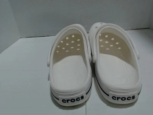 UsedVeryGood_Crocs Men's and Women's Crocband Clog, White, 14 Women/12
