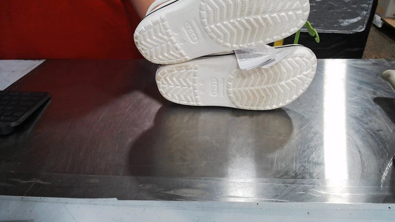 UsedLikeNew_Crocs Unisex-Adult Crocband Clog, White, 9 Women/7 Men_White_Sz9