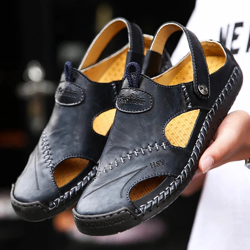 Summer Men's Casual Sandals Mens Slippers Mens Beach Shoes Walking Shoes