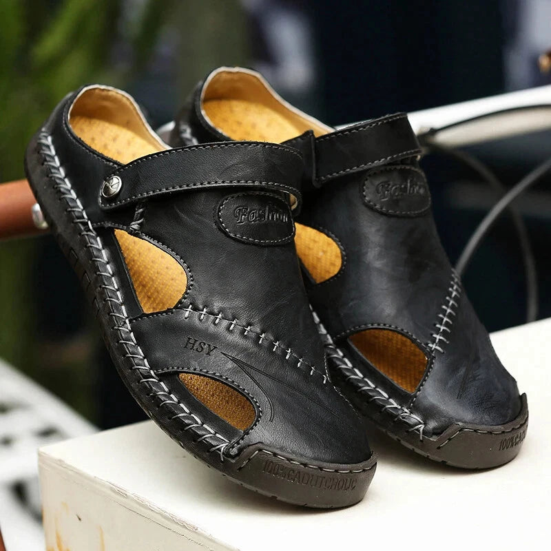 Summer Men's Casual Sandals Mens Slippers Mens Beach Shoes Walking Shoes