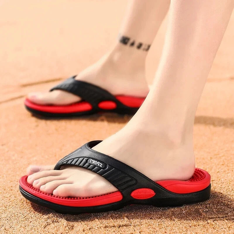 Summer Men's Fashion Casual Flip Flops Outdoor Sports Beach Slippers
