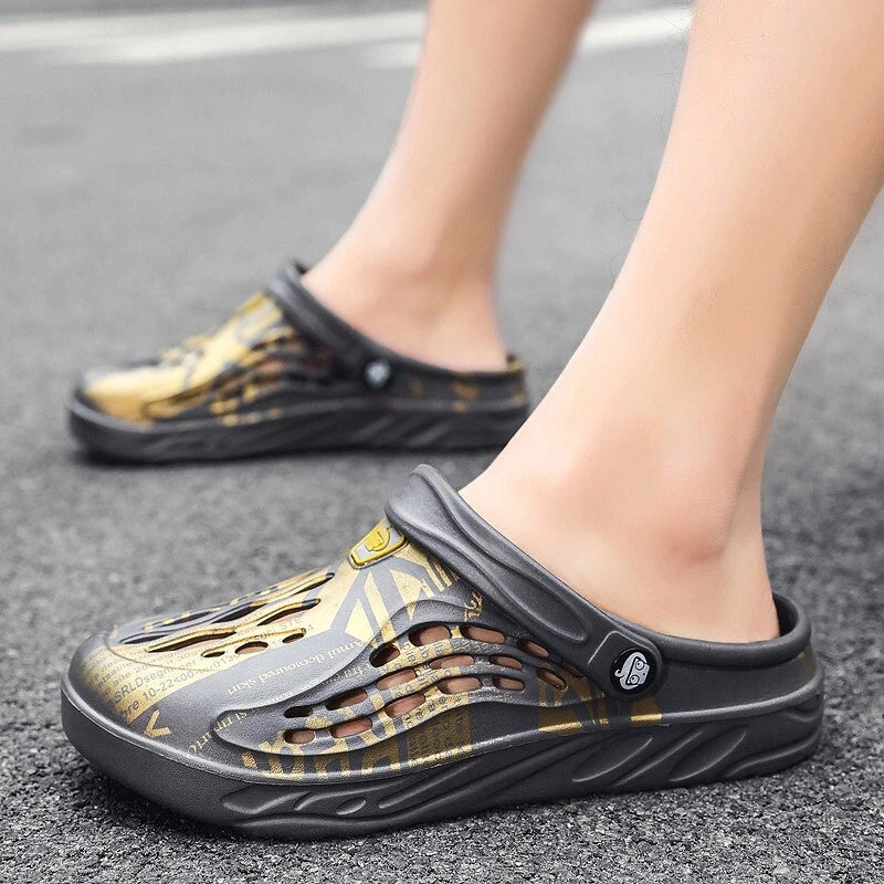 Mens Womens Beach Garden Pool Anti-slip Clogs Mules Sandals Slippers Flats Shoes