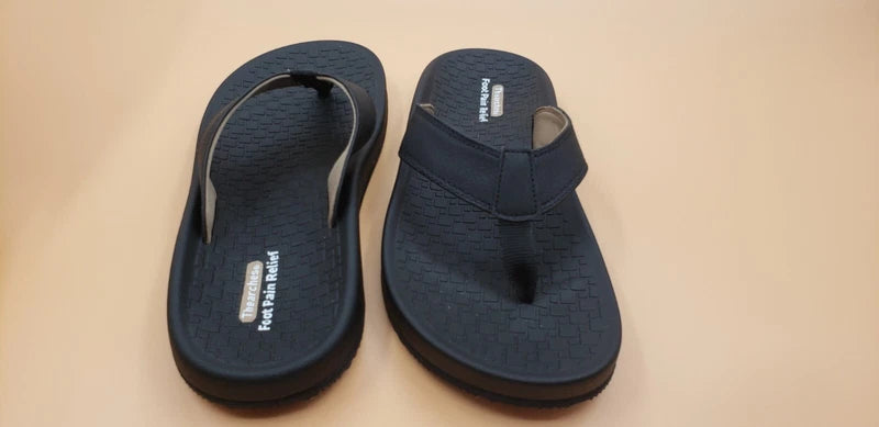 Thearches Men's Beach Sandals Flip Flop, Quick-Dry Arch Support Orthotic Comfort