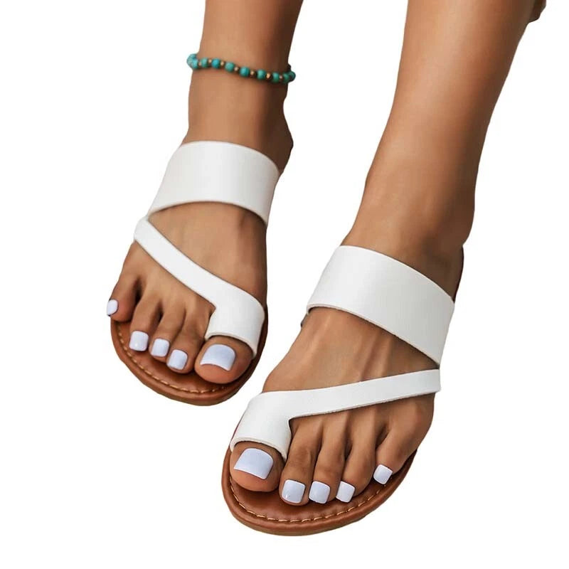 Summer Ladies Slingback Beach Flat Sandals Women's Lightweight Slip on Slippers