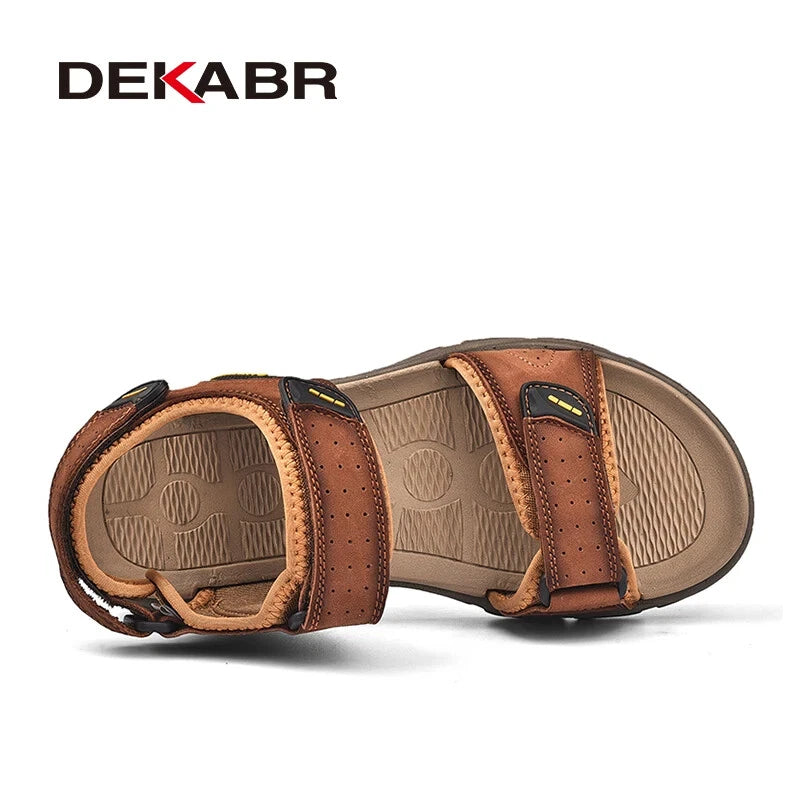 Summer Men's Slippers Beach Sandals Comfortable Soft Outdoors Wading Shoes