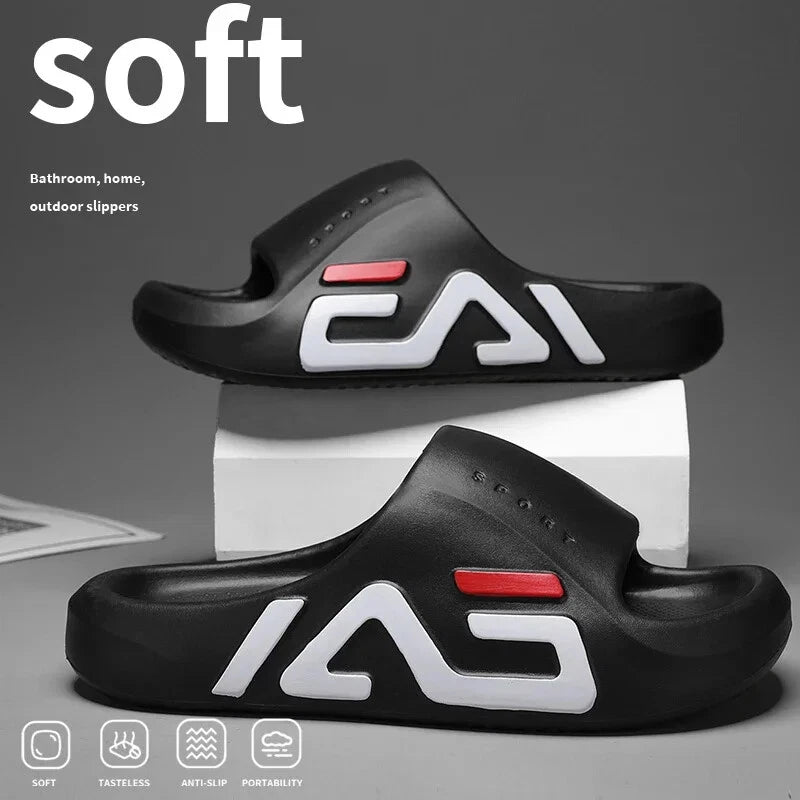 Men's EVA Air Cushion Sandals – Thick Sole Summer Beach Slippers