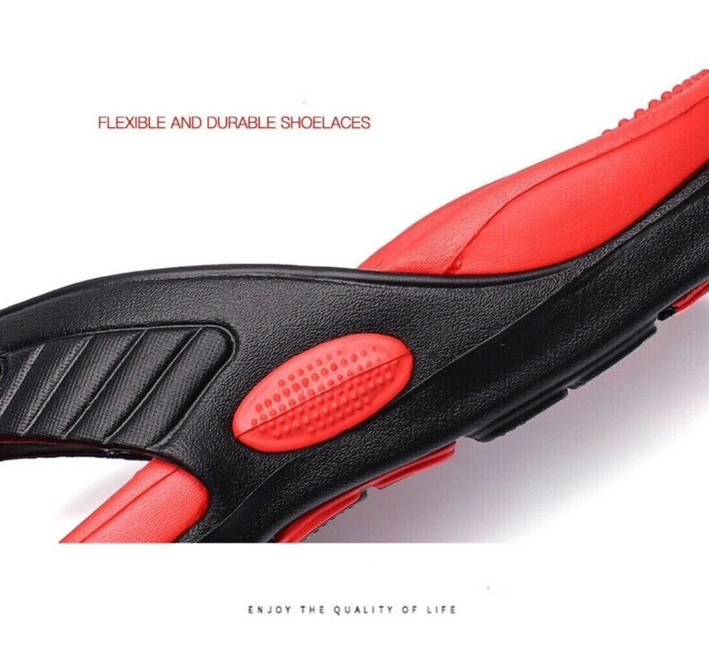 Mens Thong Flip Flops Sandals Farbic Comfort Beach Sandal Slippers US Size 6-11