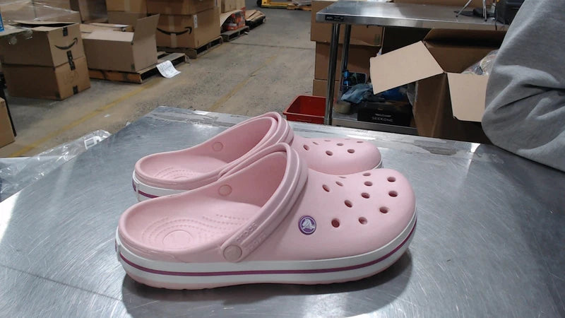 UsedLikeNew_Crocs unisex adult Men's and Women's Crocband Clog, Pearl Pi_Pearl