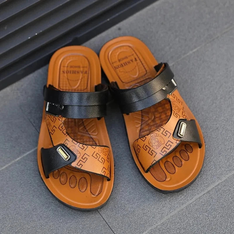Mens Summer Sandals Outdoor Breathable Casual Sandalias 2025 Non Slip Beach