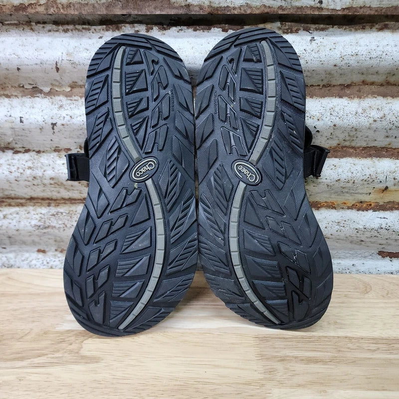 Chaco Men's Zcloud J105593 Strap Sandal Black And Gray Hiking Sandals Size US 10